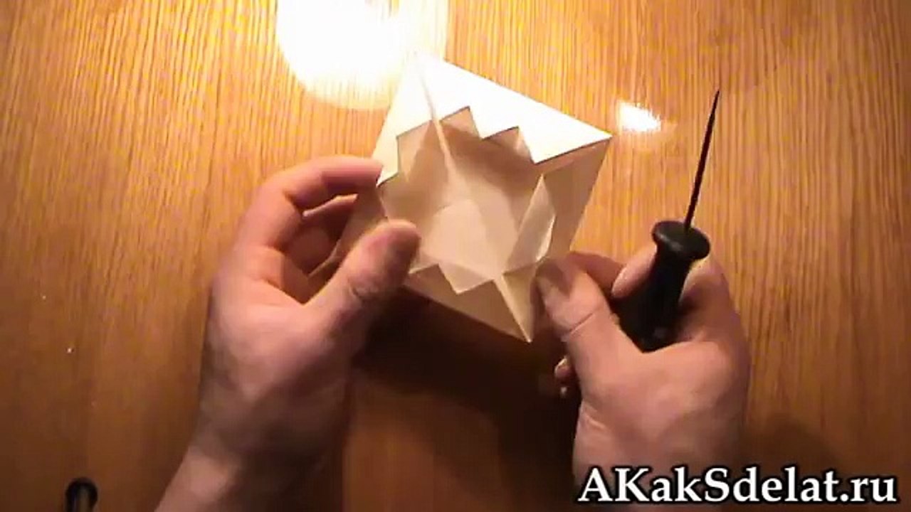 Как из бумаги сделать парашют