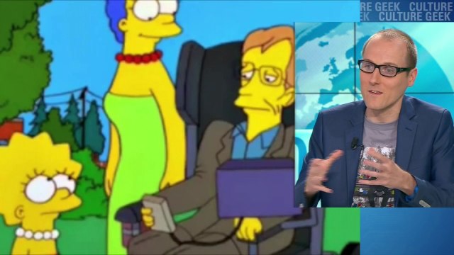 Simpson, The Big bang theory... Stephen Hawking était aussi une icone geek