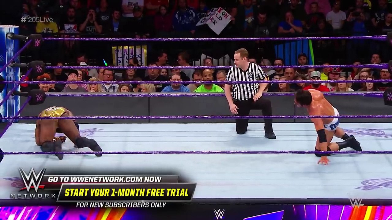 Alexander vs. Strong - Cruiserweight Title Tournament Semifinal_ WWE 205 Live, M