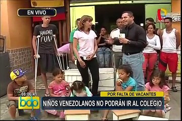 SJL: piden ayuda para niños venezolanos sin acceso a educación