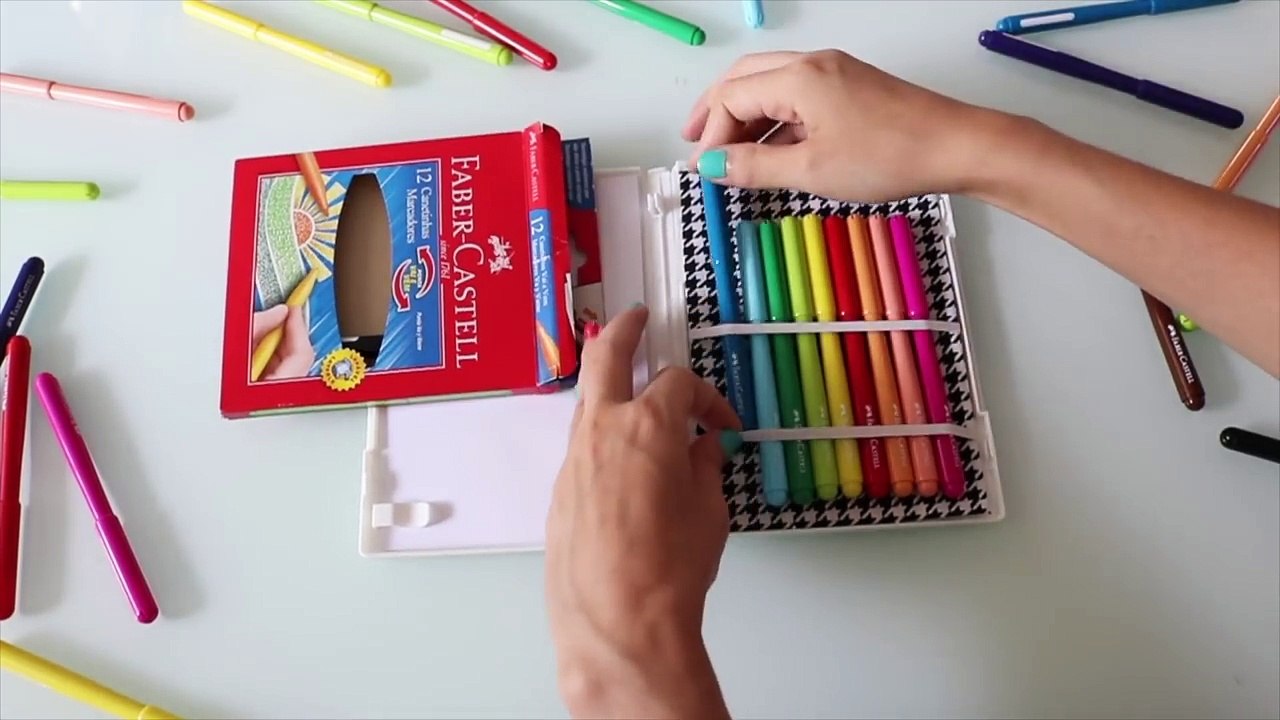 4 DIYs de MATERIAL ESCOLAR KAWAII MUITO FOFOS | Paula Stephânia
