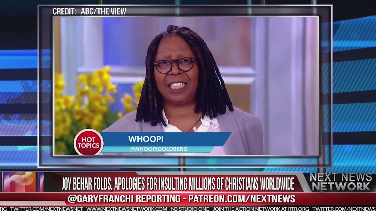 BREAKING_ Joy Behar FOLDS, Watch Her FAKE Apology for INSULTING Millions of Christians Worldwide