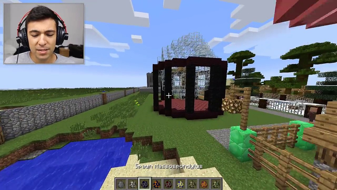 Minecraft DINOSAUR MOD / LOTS OF DINOSAURS FOR A ZOO!! Minecraft