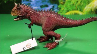Schleich Carnotaurus Compare to Indominus Rex Jurassic World Unboxing, Review By WD Toys