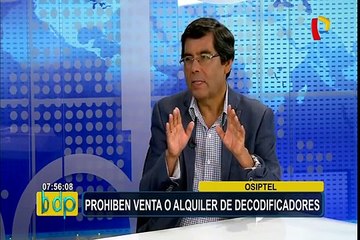 Jaime Delgado opina sobre prohibición de venta o alquiler de decodificadores