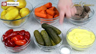 Salata de boeuf facuta in casa | JamilaCuisine