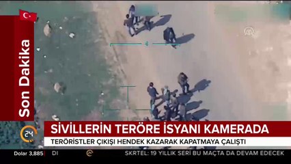 Teröristlerden sivillere zulüm