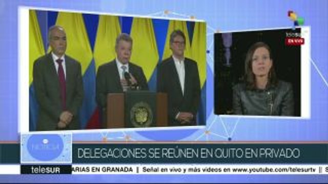 Delegaciones de paz del gob. y ELN se reúnen en Quito en privado
