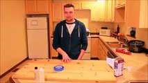 Filling in holes with Epoxy on a table top