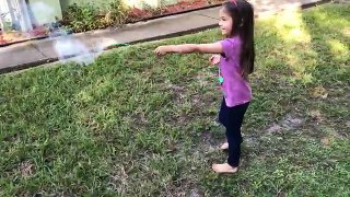HUGE New Years 2017 Fireworks Show Fun Party in Our Backyard Sparklers M&Ms by the Pool!