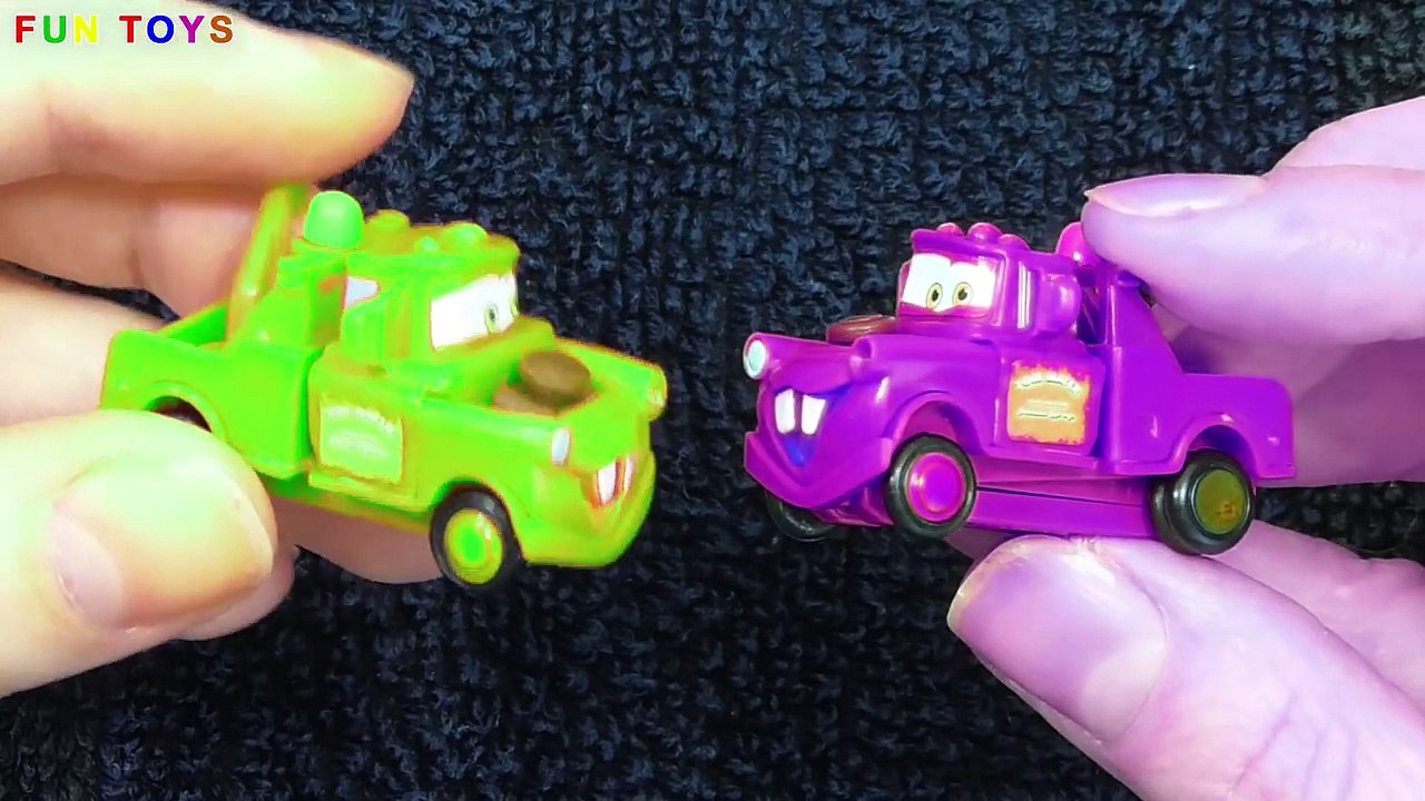 Surprise Egg Kinder Joy Pink Blue Yellow Green Red Purple Edition unboxing #05