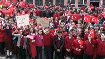 Ortaokul öğrencilerinden 'Şehitler yoklaması' - ELAZIĞ