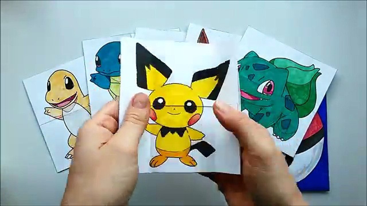 Hattifant Pokemon Evolution ENDLESS CARDS Papertoy TUTORIAL Видео