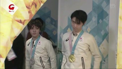 [2018.02.17] Going! Sport & News -  Hanyu Yuzuru & Uno Shoma