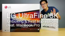 Apples UltraFine 5K Monitor by LG - Unboxing, First Impressions - Feat. Macbook Pro 15 Touch bar