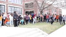 Students chant ‘enough’ during gun violence protest