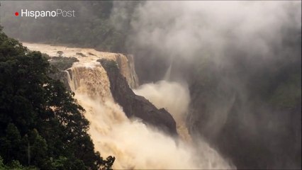Gracias a la lluvia así lucen las cataratas más famosas de Australia
