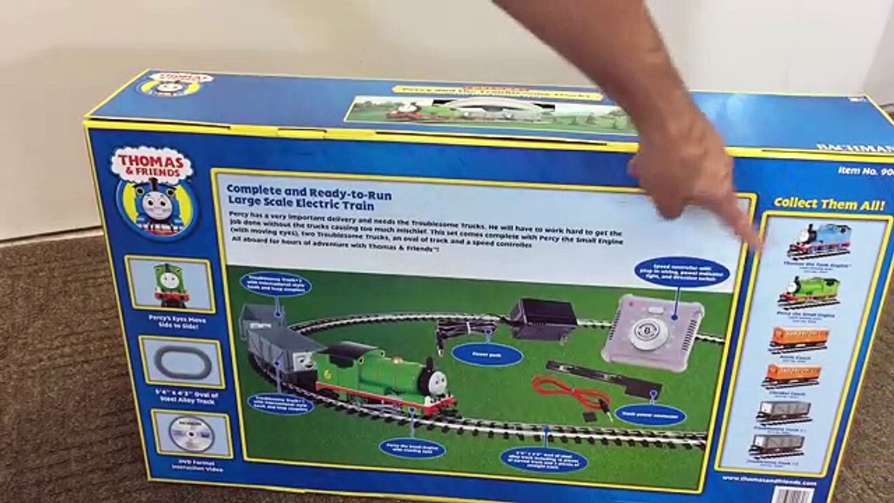 BACHMANN PERCY and the TROUBLESOME TRUCKS Large G Scale Thomas & Friends Train Set