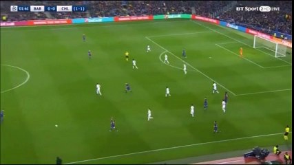 Lionel Messi Nutmeg Goal vs Chelsea (1-0)