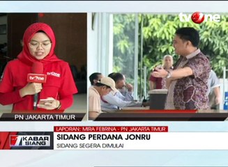 Sidang Perdana Jonru Ginting Agendakan Pembacaan Dakwaan