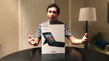 2017 Logitech iPad Pro Slim Combo Keyboard and Case Unboxing