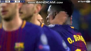 Ousmane Dembélé Goal HD - FC Barcelona 2-0 Chelsea FC - Champions League - 14.03.2018