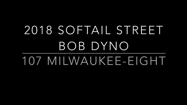 2018 Harley-Davidson Softail Street Bob Dyno