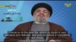 Hassan Nasrallah on Syria War & Spread of Al-Qaeda 'Disease'