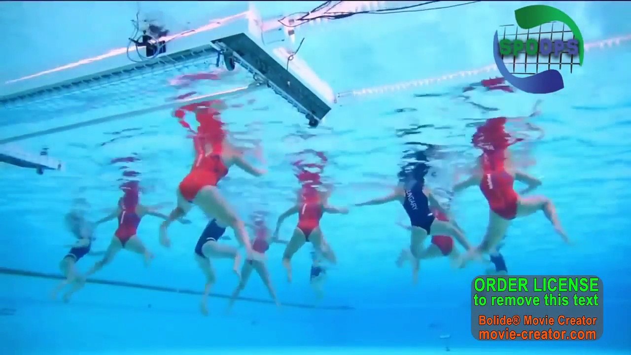 Women's water polo Hungary underwater fights 2018 video Dailymotion