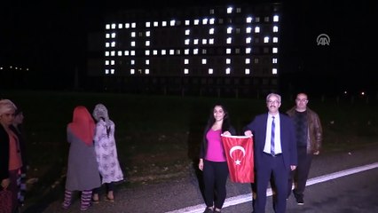 Yurtta kalan öğrencilerden Mehmetçiğe destek - SİİRT