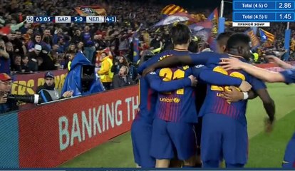 Lionel Messi Goal - Barcelona 3-0 Chelsea 14.03.2018