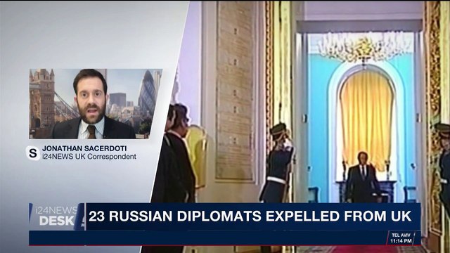 i24NEWS DESK | 23 Russian Diplomats expelled from UK | Wednesday, March 14th 2018