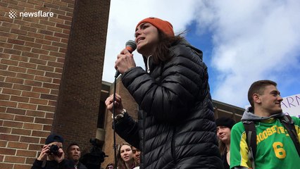 Student’s emotional speech: ‘We are the generation that is being murdered’