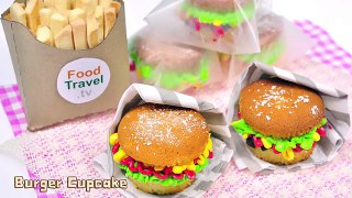 เบอร์เกอร์คัพเค้ก Burger Cupcake