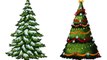 Уроки рисования. Как нарисовать елку. Ель поэтапно - How to draw Christmas Tree with Presents