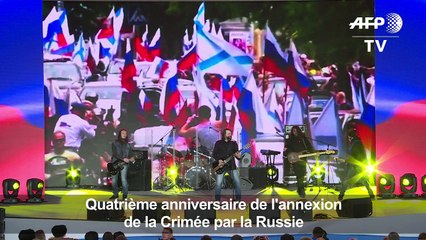 En Crimée, Poutine salue le rétablissement d'une "justice"