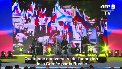 En Crimée, Poutine salue le rétablissement d'une "justice"