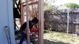 Building a Lean To - Framing and Adding Siding (Part 1)