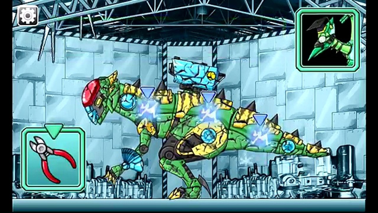 Repair! Dino Robot #9: Stegoceras (4 Color Armors) | Eftsei Gaming