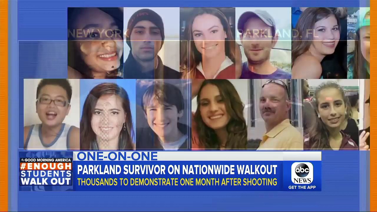 Parkland survivor on significance of school walkouts