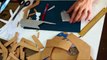 #16: Iron Man Neck - Cardboard - With Zipper (pepakura template) | How To | Dali DIY