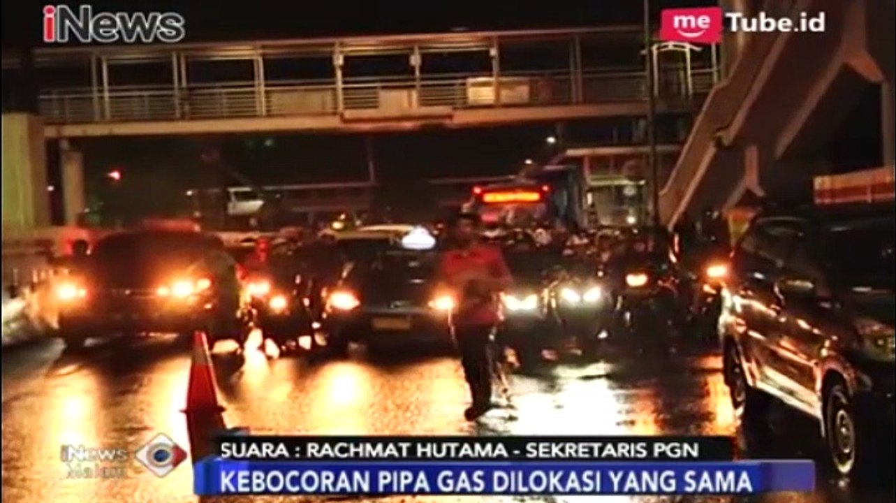 Pipa Gas PGN di Jalan MT Haryono Kembali Bocor