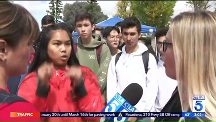 Students Spell Out `Enough` on Football Field for National School Walkout