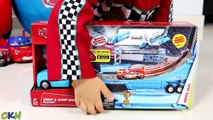 Disney Cars Giant Surprise Egg Lightning McQueen Toys Unboxing and Opening Fun With Ckn Toys
