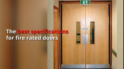 Fire Door Manufacturers in Dubai