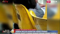 Viral! Bocah 5 Tahun Terekam Sedang Nonton Video Porno di Samsat Kebon Nanas