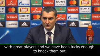 Barcelona lucky to knock Chelsea out - Valverde