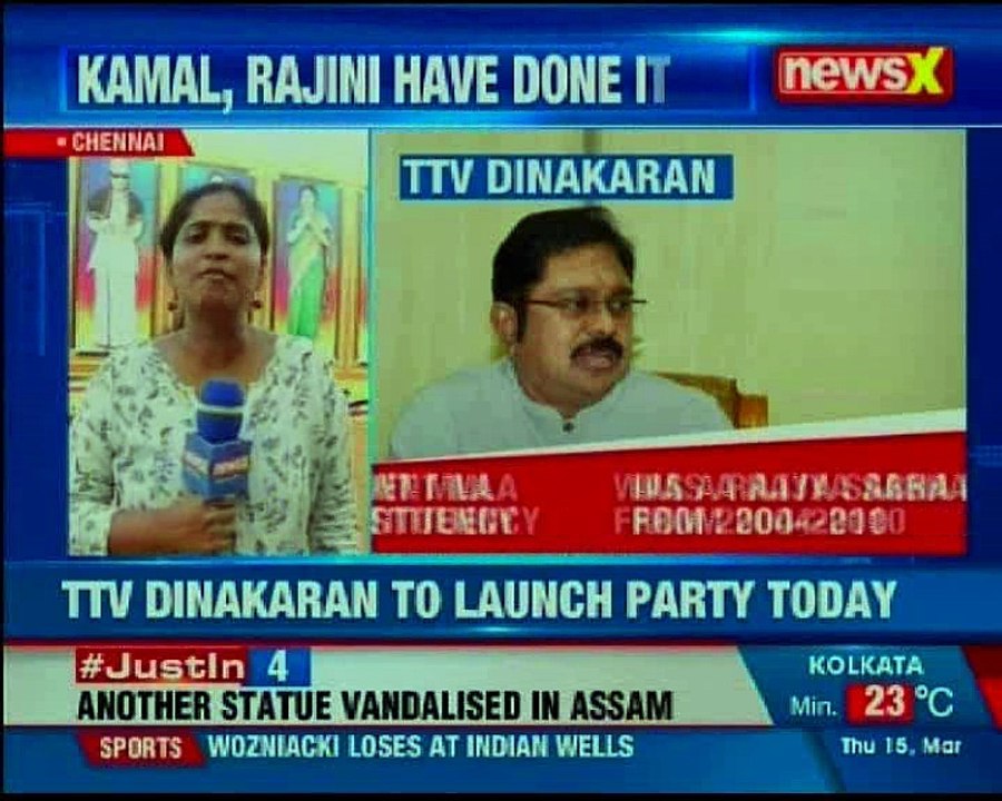 TTV Dinakaran Madurai rally Updates: Sasikala’s nephew launches political party, unveils party flag