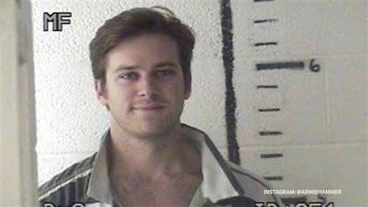 Heißer mugshot: armie hammer teilt sein verbrecher-foto