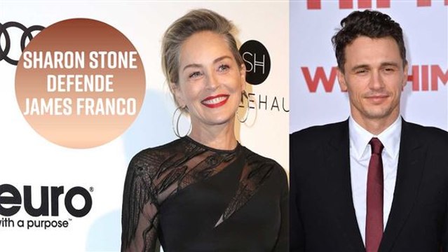 Sharon Stone defende James Franco de acusações